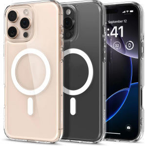 Spigen iPhone 16 Pro Max Case 6.9" Ultra Hybrid MagFit Magnetic Phone Case iPhone Cover Clear Case iPhone Case