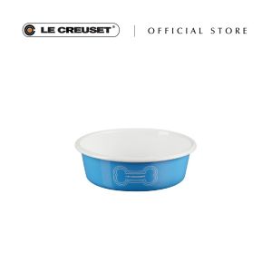 Le Creuset EOS Pet Bowl with Bone Decal - Light Blue (16cm)