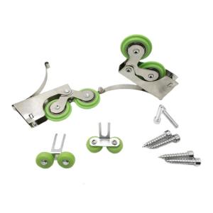 Upgrades Nylon & Steel Sliding Door Rollers Cabinet Door Gliders Upgrades for Simple Wardrobe & Cabinet Functionality
