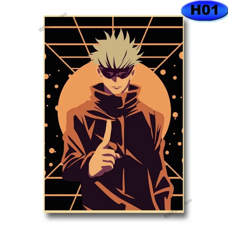 Anime Poster High-Rise Invasion Kraft Paper Posters Vintage Home Room Art  Wall Stickers 4K High