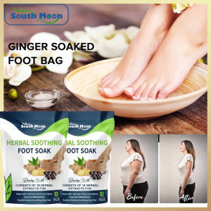 Ngâm Chân Thảo Dược Ngải Cứu Gừng Thải Độc Giữ Ấm Dễ Ngủ Giảm Đau Xương Khớp Giảm Hôi Chân (10 túi lọc/bịch)