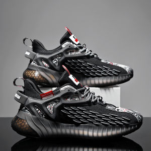 IELGY Mens Shoes Dragon Scale Sports Running Shoes Mens Casual Mesh Breathable Shoes