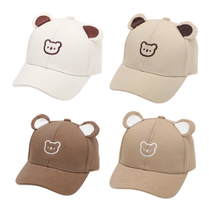 Mũ hợp thời trang điều chỉnh được Mũ bóng chày gấu sành điệu nam nữ thoải mái mũ cho những buổi đi chơi và hình ảnh hàng ngày