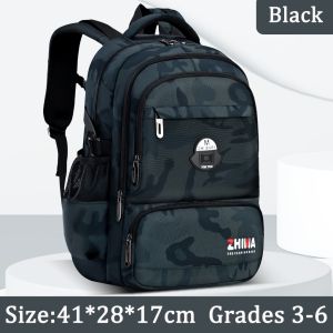 2026 Fashion Large Capacity Kid School Bag Waterproof Spine Protection Camouflage Schoolbag For Kids