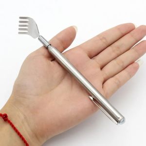 Stainless Steel Claw Back scraper Telescopic Retractable Back Scratcher Extendible Adjustable