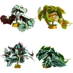 Aquariums Landscape Artificial Fish Tanks Landscaping for Shrimp Breeding Landscape Ornaments Leaf Craft