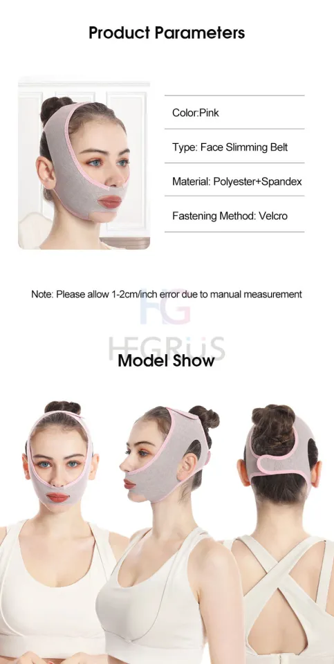 HEGRUS Face Lifting Slimming Belt Thin Face Bandage V Shape Face Lifting  Slimming Cheek Mask Anti-Wrinkle Bandage Breathable Face-lift Belt Skin  Care Beauty Tools