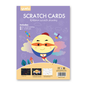 10 pcs Children Scratch Painting Creative DIY Double-side Scratch Art Paper Educational Drawing Toys for Kids