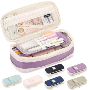 Kawaii Pencil Cases Large Capacity Pencil Bag Pouch Holder Box for Girls Office Students Organizer School Stationery Supplies