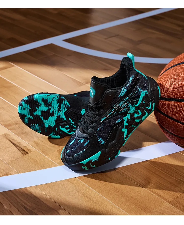 ANTA Boys Basketball Shoes Non-Slip Wear-Resistant Sports Shoes