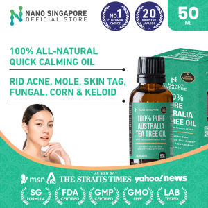 Pure Tea Tree Oil [50ML] Anti Aging Pure Tea Tree Oil - Support Healthy Skin Acne Overall Skin Guard Pure Tea Tree Oil