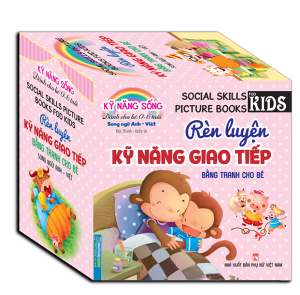 Combo 8c rèn luyện kỹ năng giao tiếp bằng tranh cho bé (song ngữ Anh - Việt)
