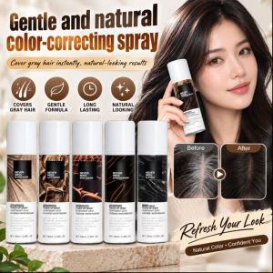 Temporary Hair Color Spray Root Touch Up Spray Portable Natural Instant Gray Hair Concealer Daily Touch Up