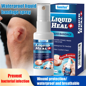 【Waterproof Breathable】Waterproof Liquid Bandage Spray Liquid Bandage Wound Protection Film-Forming Waterproof And Breathable Spray Wound Care