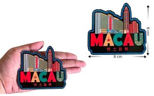 Travel MACAU Stunning magnets. Beautiful Art Lasting Memories Souvenir