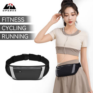 UPGREE Fashion Sports Bag Men Women Outdoor Waist Pack Bag Ultrathin Pouches Chest Bag Adjustable Running Pouch Waterproof Crossbody Bag Money Phone Waist Fanny Pack Jogging Belt Fanny Pack With Reflective Strip for Workouts Sports Outdoor
