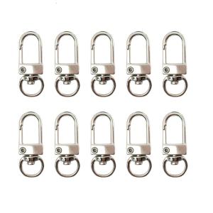 10 Pcs Metal Lobster Claw Clasps Swivels Snap Hooks Hardware Accessories for Bag Keychains Connector Jewelry Making