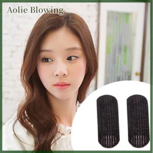 Aolie Rhinestone Invisible Fluffy Sponge Hair Clip Front Hair Line Volume Base Puff Cushion Hair Bun Hair Styling Hair Hairpin