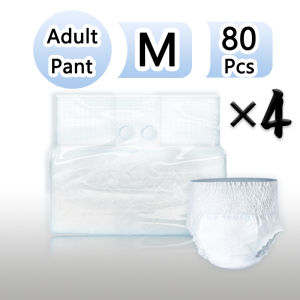 Okcare [24-hour shipping] Adult diapers M/L/XL (20 pieces/pack)*4pack Adult pull-ups leak-proof disposable diapers for the elderly men and women dry and breathable.