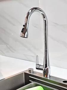 GEGVE kitchen faucet detachable design sink faucet replacement parts manual mixing faucet Israeli-style kitchen faucet customized to meet Israeli standards made of polished brass.