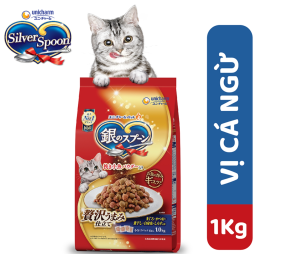 Hạt mèo Silver Spoon Thức ăn cho mèo mọi lứa tuổi 1kg Petemo Pet Shop