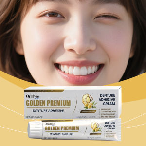 new Denture Adhesive Cream • Strong Secure Hold • Natural All-Day Comfort • Beautiful Smile • Oral Care Enhancement Free Shipping