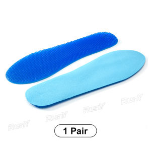 RunY Silicone Gel Honeycomb Insoles Soft ComfortableSports Running Shoe Inserts Breathable