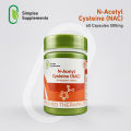 Simplee NAC (N-Acetyl Cysteine) Capsules 500mg | 60 Capsules – Helps Support Cellular Health & Antioxidant Activity. 