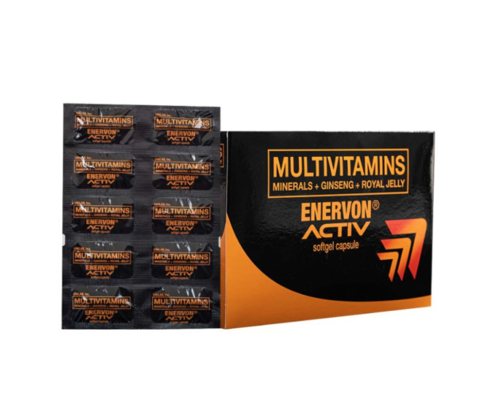 Enervon Activ Multivitamins + Minerals + Ginseng + Royal Jelly (10