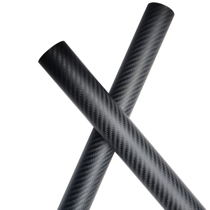 2 chiếc ống sợi Carbon vân chéo mờ 500mm OD 20 21 22 23 24 25 26 27 28 ...