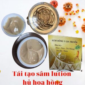Sản phẩm  giá sỉ tái tạo face sệt Hoa hồng vàng tái tạo da kem lution thay da nhân sâm cải tiến dứt điểm mụn nám thâm tàn nhang [Cosmestisc Nghia An]