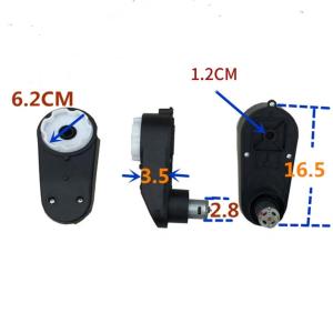 [Hộp Số] Hộp số xe điện trẻ em 12V(chỉ hộp số và bánh răng) 12v/rs390