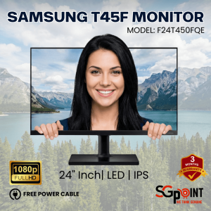 Samsung F24T450FQE 24” Full HD IPS Monitor – Ideal for Work & Office Use