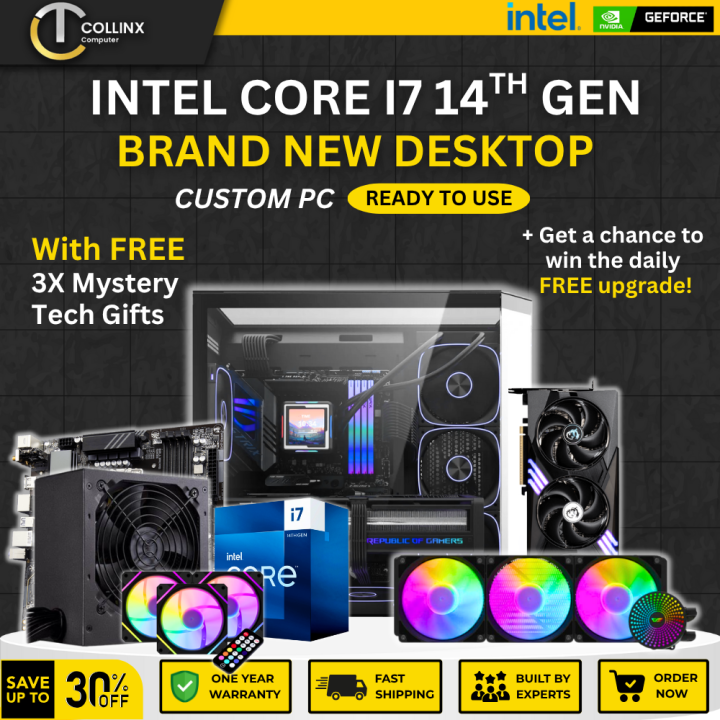 CUSTOM LUXURY GAMING PC BUILD Intel Core i9 14900KF 14th Gen PC