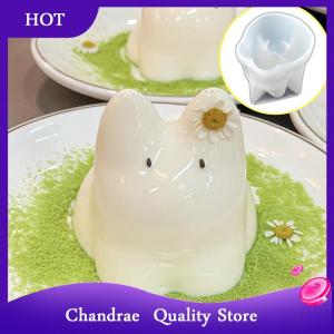 [Chandrae] Lying Dragon Kitty Milk Pudding Silicone Mold Custard Mold Cute Cartoon Jelly Cake Cake Mold Cake Decoration Baking Bakery Tool