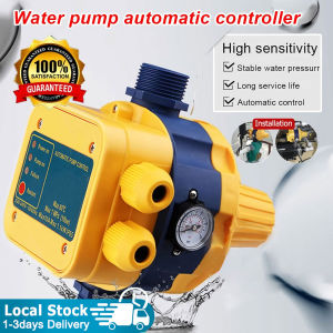 Automatic Pump Control Pump Controller Automatic Water Pump Controller Electric Water Pump Self Priming Pump Portable Water Pump 220V Black Self-priming Water Pump Pressure Switch Automatic Pressure Controller