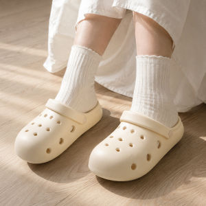 [Free Shipping] Super Thick Womens Clogs 2026 New Summer Outdoor Cute Dog EVA Non-Slip Beach Shoes Closed Toe