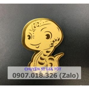 [SIÊU RẺ] Miếng Dán Rắn Thần Tài Rắn Thần Tài - Chiêu Tài Hút Lộc Dán Điện Thoại Hoặc Đựng Trong Ví tiềƞ