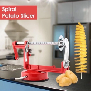 Stainless Spiral Potato Slicer Twisted Potato Chip And Vegetable Tornado Manual Slicers Cutter/MS