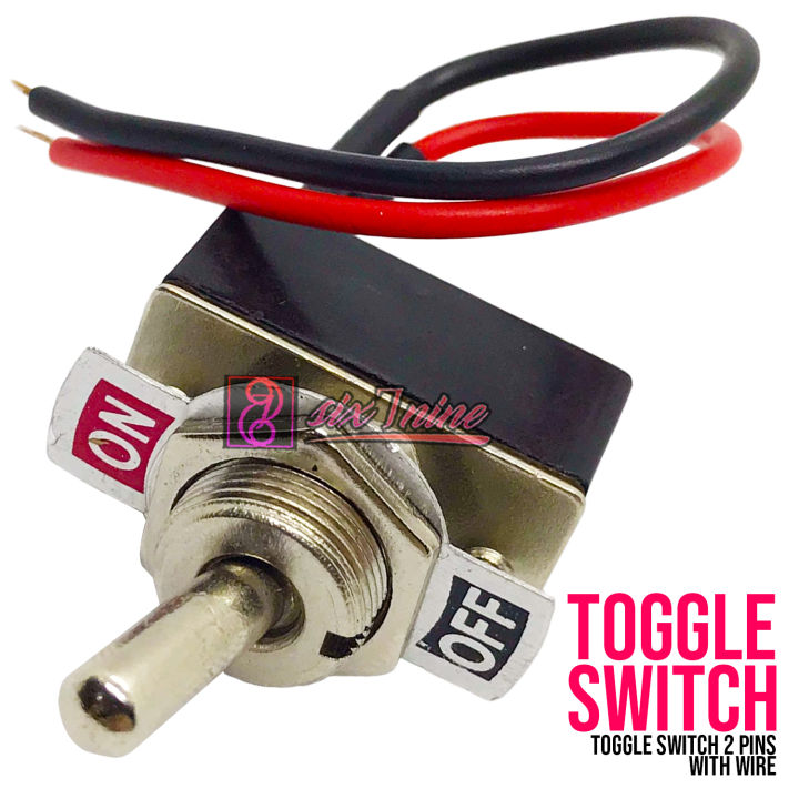 Toggle Switch ON-OFF 2 Pins With Wire Heavy Duty | Lazada PH