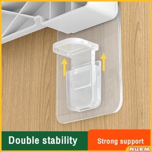 Nurm Shelf Support Right Angle Plastic Partition Clapboard Cabinet Hanger Layered Corner Bracket