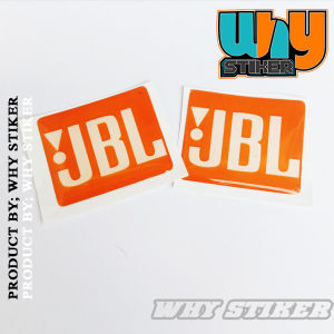 stiker timbul resin jlb EMBLEM TIMBUL JBL