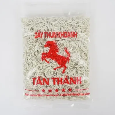 [500g] Dây thun MÀU TRẮNG SỮA siêu dẻo dây thun cao su dây chun trắng thun cột tiền thun cột dây chun cột