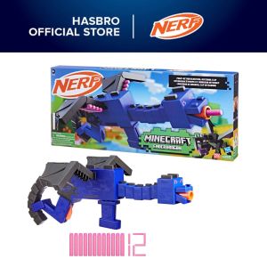 Nerf Minecraft Ender Dragon Blaster and 12 Nerf Elite Foam Darts
