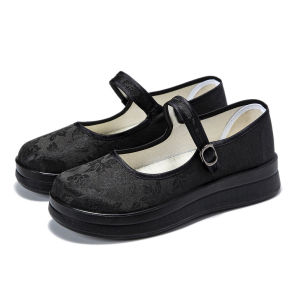 [Free Shipping] New Chinese-Style Shoes For Spring And Summer: Retro Flat-Heeled Lightweight Comfortable And Versatile WomenS Flats