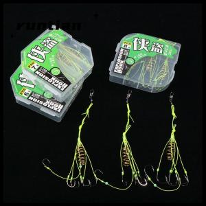 runtian 4 cái hộp chống quanh co nổ Câu Cá Mùa xuân thu hút dòng màu xanh lá cây bom móc chống treo cuối ném móc