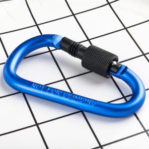 【SG Seller Fast Delivery】D-Carabiner Aluminium Lock Clip Hook Climbing Screw Hanging Buckle Camping Lightweight Screw Lock EDC Carabiner