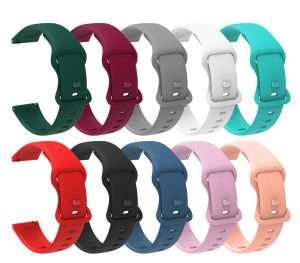 Zionia 20mm 22mm Replacement Skin-friendly Soft Silicone Sport Bracelet Watch Strap for Amazfit GTR GTS 4 3 2 2E Mini 47mm 42mm Limited Bip 6 5 Unity U Pro S Lite Neo Active Max Cheetah Square Round Stratos + Balance Pace 2S COROS APEX 46mm Accessories