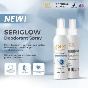 SERI GLOW Deodorant Spray 100 Ml Ampuh Cerahkan  Ketiak dan menghilangkan bau Badan