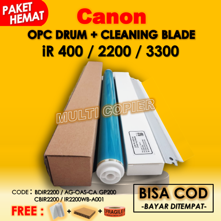 Paket OPC Drum Cleaning Blade Canon iR 400 2200 3300 Lebih Hemat